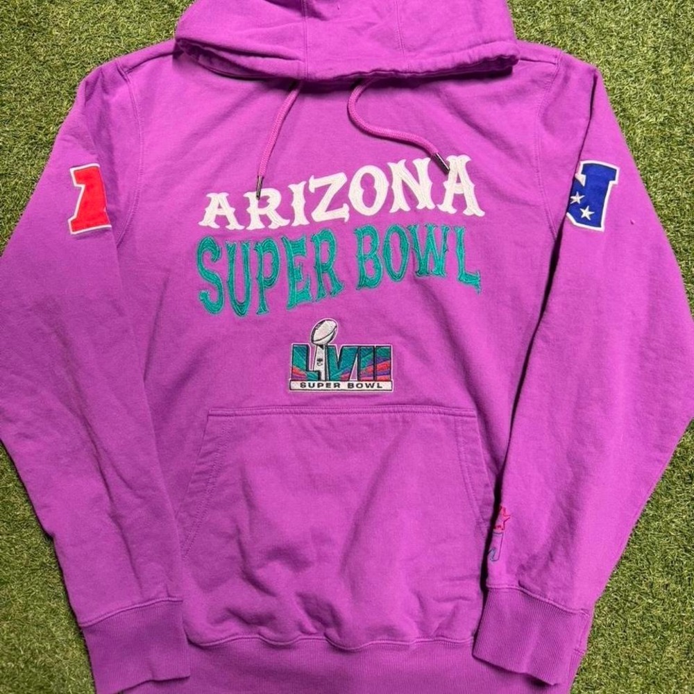 Starter purple Super Bowl LVII hoodie Size M #NFL #superbowl
